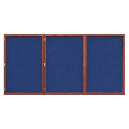Open Faced Easy Tack Board,60x36,Marble Fabric/Light Oak